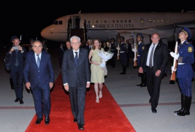 Presidente italiano permanece en Bakú-Fotos