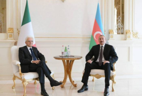 Los presidentes de Azerbaiyán e Italia se reunieron cara a cara - FOTO
