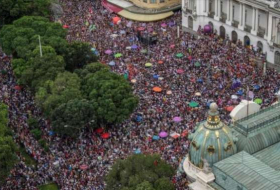 Masiva marcha en Brasil contra Jair Bolsonaro