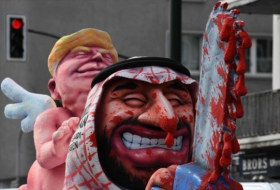 Carnaval en Alemania se burla de Donald Trump y Muhamad Bin Salman