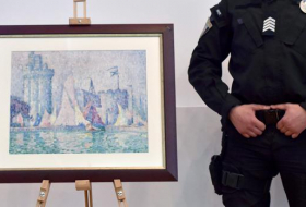   Recuperan en Ucrania un cuadro de Signac robado hace un año en Francia  