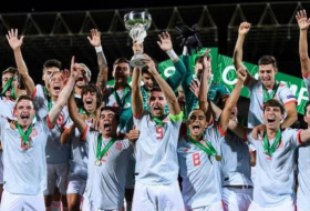 España establece un récord y le arrebata a Portugal la Eurocopa Sub-19