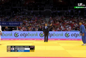   Judoka azerbaiyano gana el bronce en el Gran Premio de Budapest  