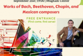   Azerbaiyán recibe de nuevo al pianista mexicano Jesús Lepe  