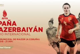   El España-Azerbaiyán femenino, el viernes 4 de octubre a las 21.30 horas en Riazor  