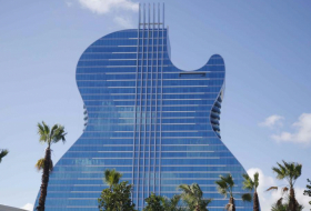 Hard Rock: inauguran el primer hotel en forma de guitarra en EEUU