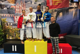   Karatecas azerbaiyanas conquistan dos medallas en el torneo celebrado en Bélgica  