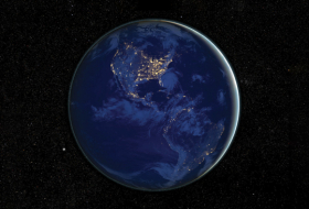 La     NASA     muestra cómo se ve América de noche desde el espacio iluminada por las luces de sus ciudades