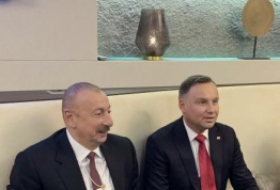   El presidente de Azerbaiyán se reúne con el presidente polaco en Davos  