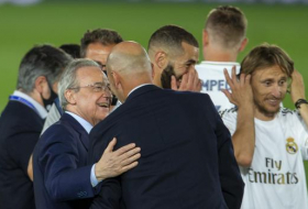   Florentino Pérez:   «Hemos ganado la Liga de la adversidad»