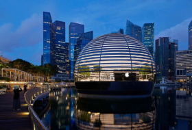 La espectacular tienda de Apple en Singapur