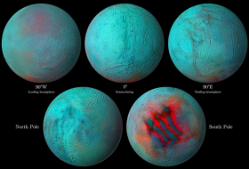 Captan en infrarrojos la actividad del océano interior de Encélado