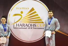El equipo de gimnasia de Azerbaiyán consigue la plata en Egipto