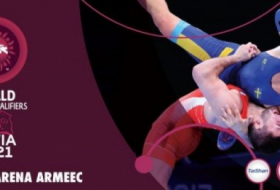   Luchadores de estilo libre de Azerbaiyán participan en el torneo de clasificación olímpica  