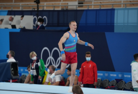 El gimnasta azerbaiyano completa su actuación en los Juegos Olímpicos de Verano de 2020 en Tokio
