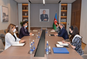   Jeyhun Bayramov se reunió con el representante del Consejo Británico en Azerbaiyán  