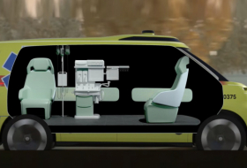 Volkswagen muestra su ambulancia futurista con conducción autónoma 