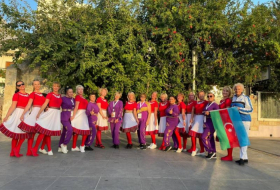El equipo de Azerbaiyán participó en el Festival de Gimnasia “Edad de Oro”