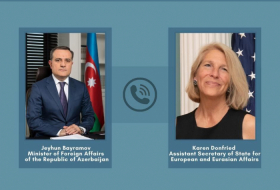   El canciller de Azerbaiyán mantuvo una conversación telefónica con el subsecretario de Estado de EE UU  