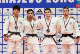 Judocas azerbaiyanos ganan medallas en Sarajevo