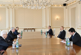   El Presidente Aliyev recibió al Representante Especial del MAE ruso  