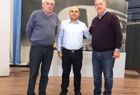 El embajador de Azerbaiyán estuvo en Balcarce y visitó el Museo Fangio