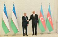   Shavkat Mirziyoyev felicitó a Ilham Aliyev  