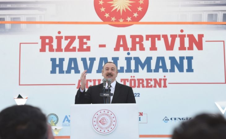  <span style="color: #ff0000;"> Ilham Aliyev: </span> Hasta los últimos días de la guerra, el pueblo turco estuvo con nosotros 