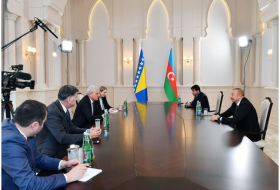   Ilham Aliyev se reúne con el presidente de la Presidencia de Bosnia y Herzegovina  