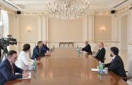  Presidente Ilham Aliyev recibe al director ejecutivo de BP  