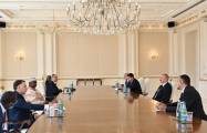  Ilham Aliyev recibe al Secretario General de la Organización para la Cooperación Islámica 