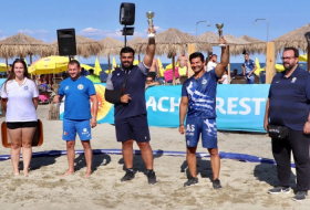 El equipo de lucha en la playa de Azerbaiyán se proclama campeón de Europa
