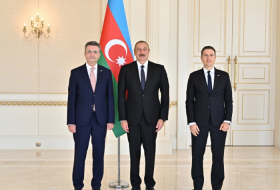   Presidente lham Aliyev recibe las cartas credenciales del nuevo embajador de Alemania en Azerbaiyán  