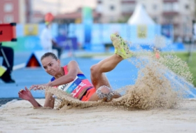 La atleta azerbaiyana Ekaterina Sarieva gana el bronce