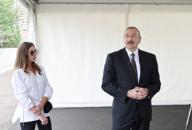   Presidente de Azerbaiyán se familiariza con las obras realizadas en la Reserva Estatal Histórico-Arquitectónica 