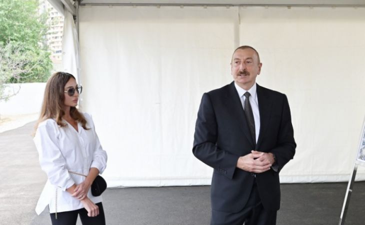   Presidente de Azerbaiyán se familiariza con las obras realizadas en la Reserva Estatal Histórico-Arquitectónica "Basgal"  