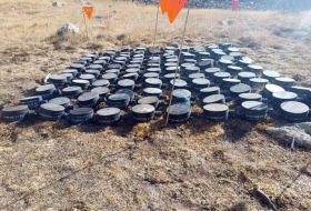  El Ministerio de Defensa de Azerbaiyán detecta minas terrestres enterradas por los armenios en Lachin para cometer provocación -   FOTO  