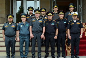 Delegación kazaja visita el Departamento de Policía Militar del Ministerio de Defensa de Azerbaiyán