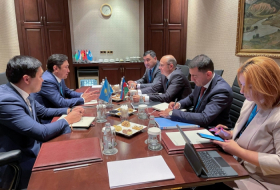 Ministro de Energía de Azerbaiyán se reúne con los ministros de Kazajistán, Türkiye y Hungría en Almaty