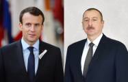   Macron llamó a Ilham Aliyev  