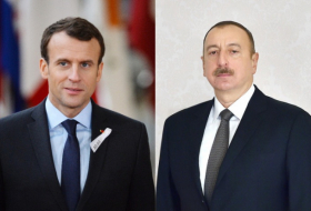   Macron llamó a Ilham Aliyev  