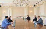   Ilham Aliyev recibe al presidente de la Federación Internacional de Ajedrez  