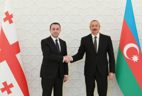 Los líderes de Azerbaiyán y Georgia hacen declaraciones a la prensa 