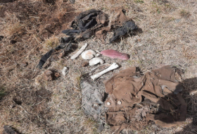  Se encuentran en Kalbajar los restos del esqueleto de una persona que supuestamente fue torturada hasta la muerte en cautiverio armenio 
