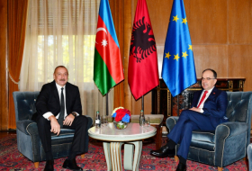   Presidentes de Azerbaiyán y Albania sostienen reunión privada  
