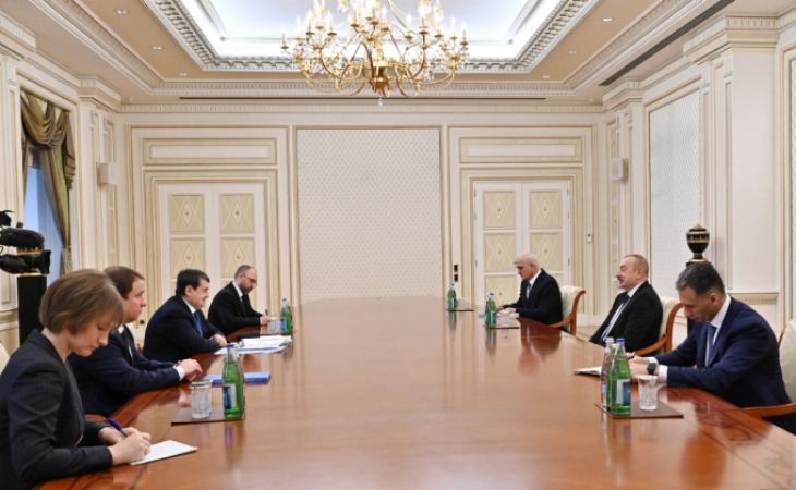   Ilham Aliyev recibe al asesor del presidente de Rusia  