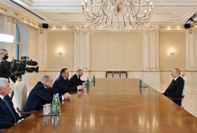   Presidente de Azerbaiyán recibe al Jefe de la República de Daguestán  