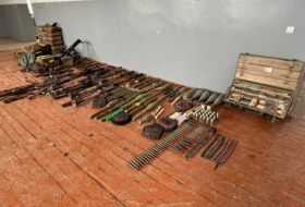   Se encuentra gran cantidad de munición en Jabrayil  