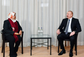   Presidente Ilham Aliyev se reúne con la Directora Ejecutiva del Programa de las Naciones Unidas para los Asentamientos Humanos  