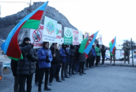 Las protestas pacíficas de los eco-activistas azerbaiyanos en la carretera Lachin-Khankandi entran en su 57º día